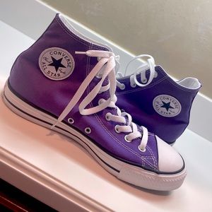 Purple Unisex Hightop Converse